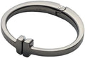 Purse Hook Hanger for Table (Modern) - Premium Bag Holder w/Ergonomic Bracelet Oval Design (Black) by iHELIA