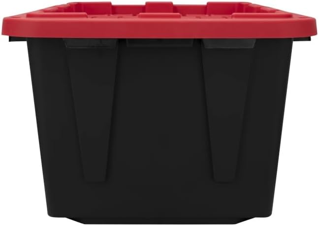 Storage Bins with Lids, 27 Gal 2-Pack Stackable Plastic Totes - Image 5