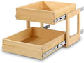 Mulush Pull Out Cabinet Organizer 20''W×21''D×16''H Soft Close Slide Out Wood Drawer Shelves for Kitchen, Finished, Bottom Assembly(Cabniet Require Opening >20.5'', Depth>21.5'', Height>16.5'') by Mulush