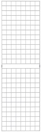ECONOCO Portable 2’ X 7’ White Grid Panels - Pack of 3 - Image 2