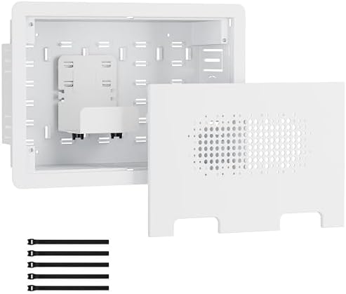 ynVISION.DESIGN 9" Recessed in-Wall Media Box for Clean TV Install, 3 Pack by ynVISIONDESIGN