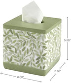 Avanti Linens - Tissue Box Cover, Standard Size Tissue Holder for Home - Image 3