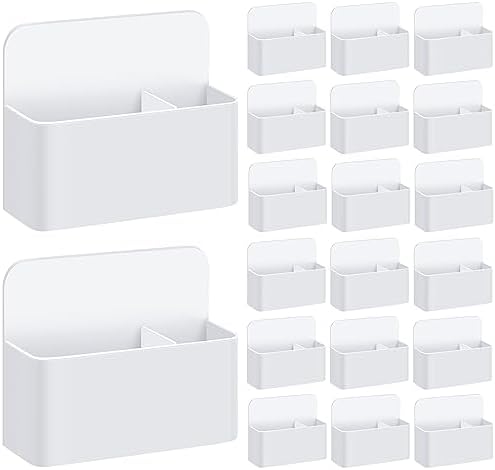 Colarr 20 Pack Magnetic Dry Erase Marker Holder Bulk, White by Colarr