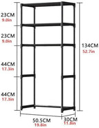 Over the Toilet Storage Rack 3 Tier Bathroom Shelf Space Saver - Image 6