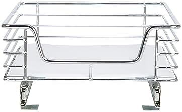 Household Essentials Glidez Chrome-Plated Steel Pull-Out/Slide-Out Storage Organizer with Plastic Liner for Under Cabinet Use - 1-Tier Design - Fits Standard Size Cabinet or Shelf, Chrome - Image 6