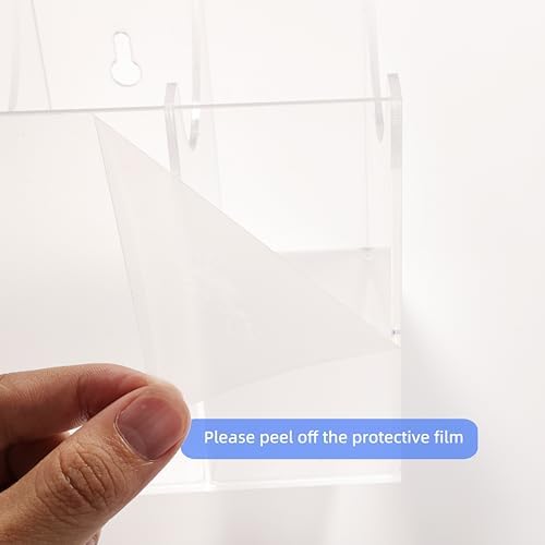 Acrylic Belt Organizer Box with 7 Compartments, Wall-Mount or Desktop Belt Storage for Men & Women, Holds Large Buckle Belts, Transparent Belt Holder for Closet Drawer Dresser (7 Compartments) - Image 7
