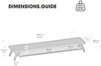 Fenge Solid Wood Dual Monitor Stand with 2-Tier Storage - Image 3