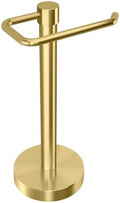 YUMORE Hand Towel Holder Stand Countertop Towel Rack Free Standing Towel Bar Hanger for Bathroom Kitchen (Gold) by YUMORE