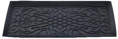 Superio Rubber Boot & Shoe Tray, 34 x 14 x 2 Rectangle, Heavy Duty, Protects Floors from Water and Dirt, Waterproof for All Weather Indoor Outdoor Use, Black (2) - Image 4