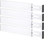 Bamboo Drawer Dividers, Adjustable Drawer Organizers, Fits 17.6–21" Drawers by Ryqtop