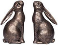 Creative Co-Op Decorative Resin Rabbit Bookends, Distressed Bronze Finish by Unknown
