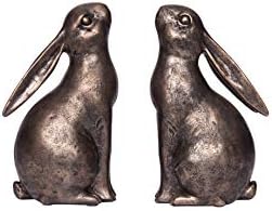 Creative Co-Op Decorative Resin Rabbit Bookends, Distressed Bronze Finish by Unknown
