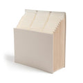 Smead Expanding 12-Pocket Stadium File, 12.75" x 13.75" x up to 11.75", Beige Natural Linen (70226) by SMEAD