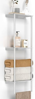 Bethom Towel Racks for Bathroom, 3Tier Towel Storage Rack, Brushed Nickel by Bethom