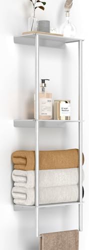 Bethom Towel Racks for Bathroom, 3Tier Towel Storage Rack, Brushed Nickel by Bethom