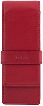 DiLoro Leather Triple Pen Case Pencil Pouch Holder for Three Fountain Ballpoint Rollerball Pens and Pencils by DiLoroSwitzerland