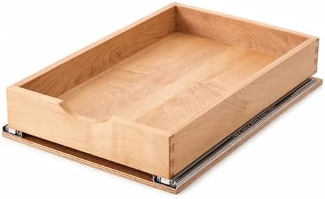 Pull Out Cabinet Drawers - 6x2 Size Options (12-23'W,18-21'D), Pre-Assembled with Soft Close Slides, Solid Beechwood, Easy Installation(14'W x 18'D) by Unknown