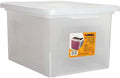 Lorell Storage Case File Box, Clear (LLR68925CT) by Lorell