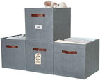 DECOMOMO Storage Bins, Storage Baskets for Shelves by DECOMOMO