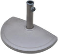 Island Umbrella Resin Half Round Umbrella Base, Brown 20-lbs by Island+Umbrella