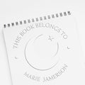 Custom Made Home Embosser - Desk Serene Crescent Home Library Embossing Stamp - Ideal Islamic Gift for Muslim Families - Personalized Book Embosser for Home Libraries - Elegant Custom Stamp for Books by AcornSalesCo
