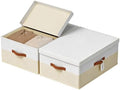 Homsorout Extra Large Storage Bins - Blanket Fabric Storage Boxes with Lids by Homsorout