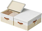 Homsorout Extra Large Storage Bins - Blanket Fabric Storage Boxes with Lids by Homsorout
