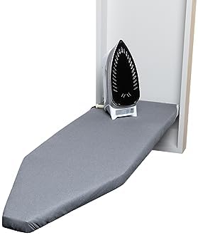 TIVIT Ironing Board Cover for Handi-Press Iron-A-Way Wall Mounted Ironing Boards 42 - 46" Long Adjustable Straps, Alumitek, Scorch Resistant, Thick Padding - Made in Italy - Oeko-TEX Certified by TIVIT