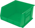 Akro-Mils 30270 AkroBins Plastic Storage Bins, 18"x16"x11", Green, 3-Pack by Akro-Mils