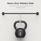 FORIOUS Towel Bar Towel Racks for Bathroom Wall Mounted 24" Matte Black - Image 6