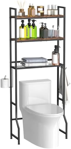 Over the Toilet Storage Cabinet Bathroom Storage Above Toilet - Image 6
