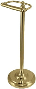 Kingston Brass CC2007 Vintage Freestanding Toilet Paper Holder, Brushed Brass 6 x 7.5 x 21.5 by Kingston