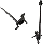 Bitray Frog Cast Iron Paper Towel Holder Toilet Stand 16.5" Cute for Kitche - Image 4