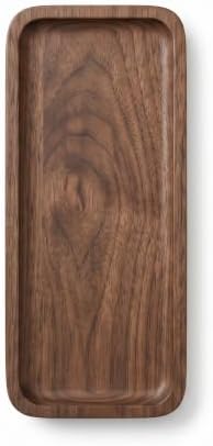 PRIMORE Premium Walnut Decorative Tray - 11.8"x4.7"x0.8" Slim Wood Organizer for Coffee Table, Vanity & Entryway, Hand-Polished Solid Walnut, Durable & Warp-Resistant, Elegant Gift for Home & Office by Unknown