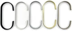 NAHANCO C Shaped Accessory Hook Hanger, Chrome – 100 Count - Image 6