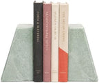 Marble Bookends for Heavy Books, 11LB Decorative Bookends for Shelves by Faticdorr