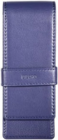 DiLoro Leather Triple Pen Case Pencil Pouch Holder for Three Fountain Ballpoint Rollerball Pens and Pencils by DiLoroSwitzerland