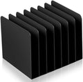 Suzile Metal Desktop File Organizer, 7 Compartment, Vertical File Sorter by Suzile