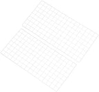 PATIKIL 31.5"x16" Wire Grid Panel, 2 Pack Board Photo Pictures Memo Display Grid Panels Hanging Organizer Wall Decorative Panel for Home Office Wedding, White by PATIKIL