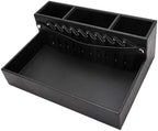 Barber Storage Box,Hairdressing Tool Holder, Multifunctional Detachable Large Storage Box, Shear Holder PU Leather Salon Scissors Holder, Hair Cutting Tools Storage Case for Barber Accessories(Small) - Image 5