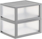 Storage Bins，30Qt 2-Pack Under Bed Storage Drawers, Stackable Plastic Bins - Image 3