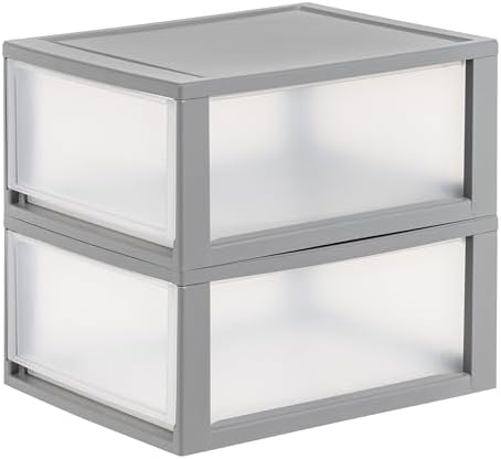 Storage Bins，30Qt 2-Pack Under Bed Storage Drawers, Stackable Plastic Bins - Image 3