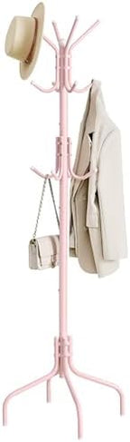 SONGMICS Coat Rack Freestanding, Steel Stand with 12 Hooks and 4 Legs by SONGMICSbySONGMICSHOME