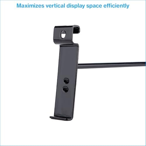 SSWBasics 8 inch Black Peg Hook for Wire Grid - 50 Count - Image 2