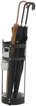 SONGMICS Umbrella Stand, Steel Round Holder Rack, 7.7 x 7.7 x 21.7 Inches by SONGMICSbySONGMICSHOME