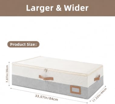 Wedding Dress Storage Box, Large Wedding Dress Preservation Box with 5 Cedar Wood Blocks, 30 Sheets of Acid-Free Tissue Paper, Microfiber Gloves, and Dust-Proof Bag-BeigeGrey - Image 2