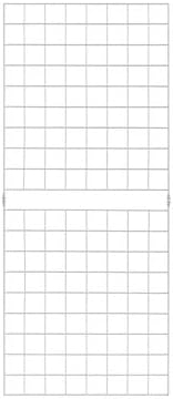 Econoco Portable Grid Panels, Wire Display, 3 Pack, White, 2x5ft - Image 2