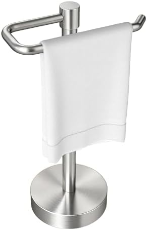 YUMORE Hand Towel Holder Stand Countertop, Pro Silver by YUMORE
