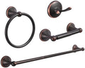 Classic Bathroom Hardware Accessory 4-piece Set,Oil-Rubbed Bronze by Unknown