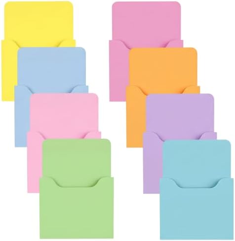 Gilprop 8 Pack Magnetic File Folder Holder for Whiteboard Classroom Storage by Gilprop